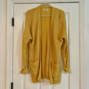 Pinque (via Stich Fix) Mustard Cardigan, L